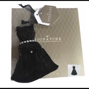 🖤🆕 New Hallmark Black Dress Ornament